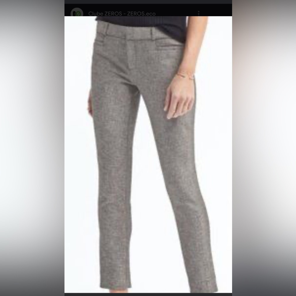 Banana Republic SLOAN Blue Denim Trousers Size 2